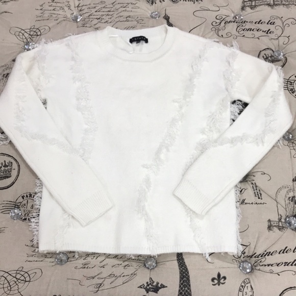 1.state Fringe Detail Sweater - Picture 6 of 7